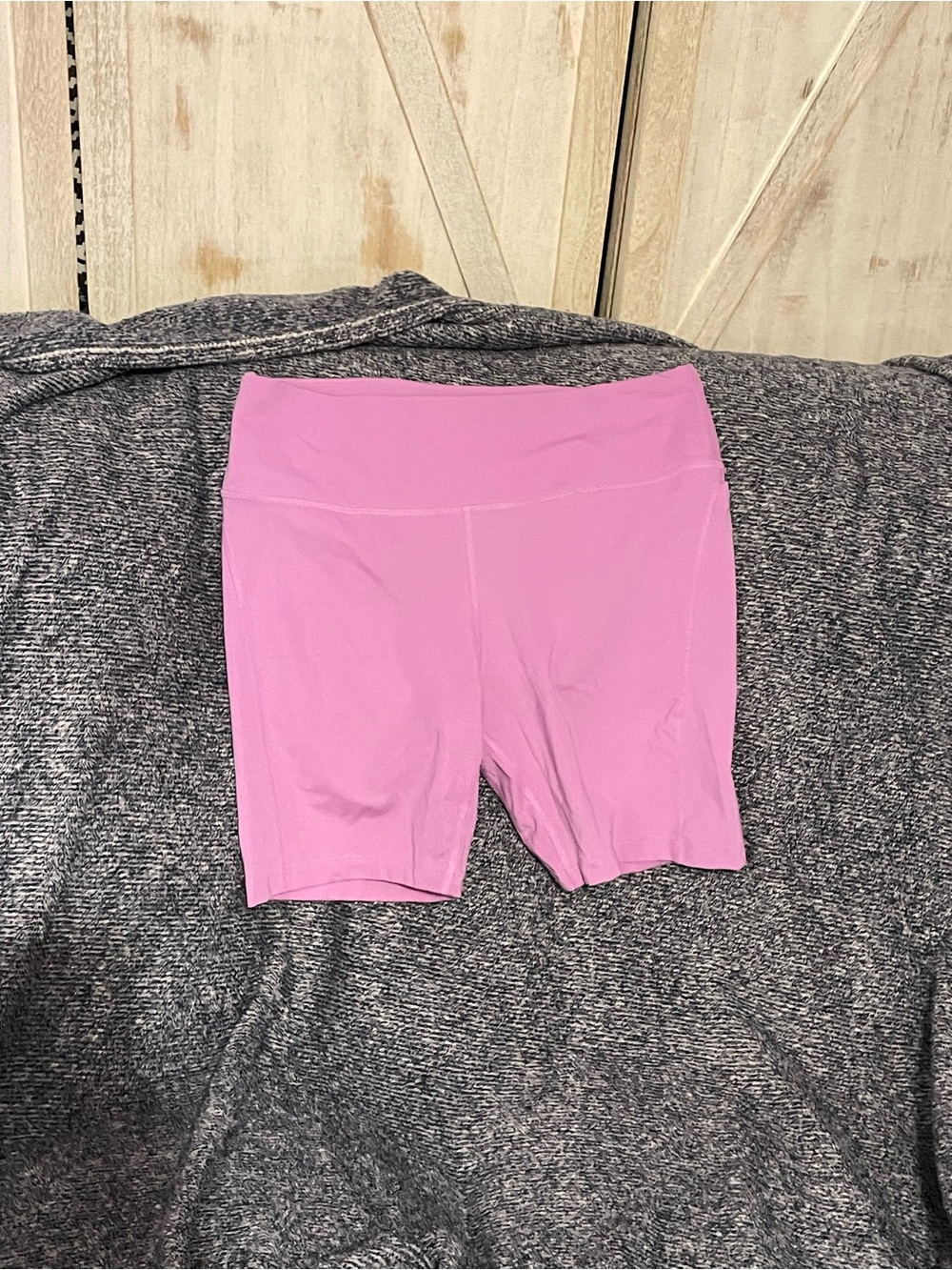 Nike Pink High-Waist Athletic Bike Shorts